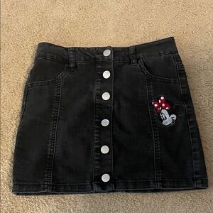 Disney Black Mini Skirt Size M